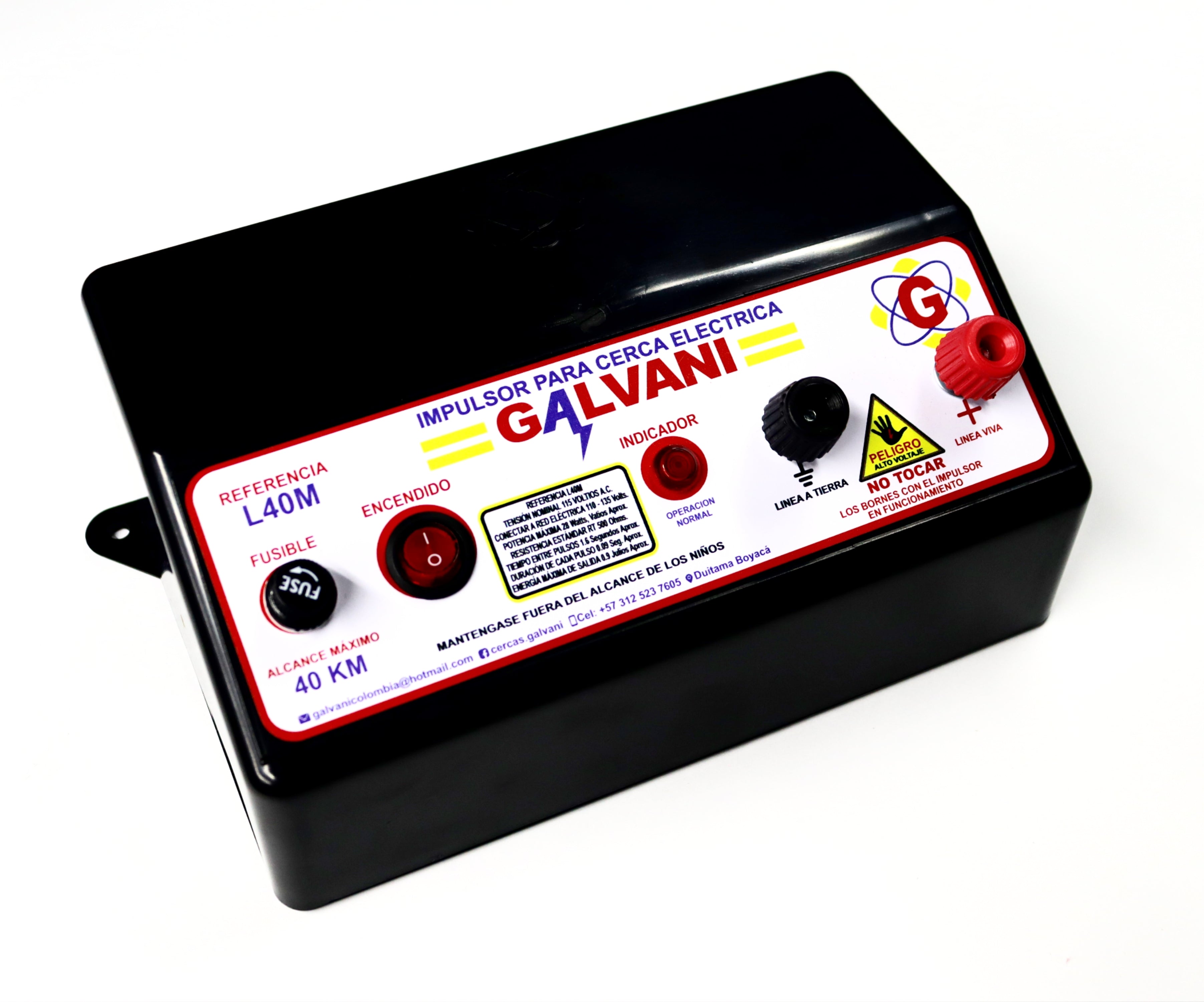 Impulsor para Cerca Electrica Galvani 40km L40M