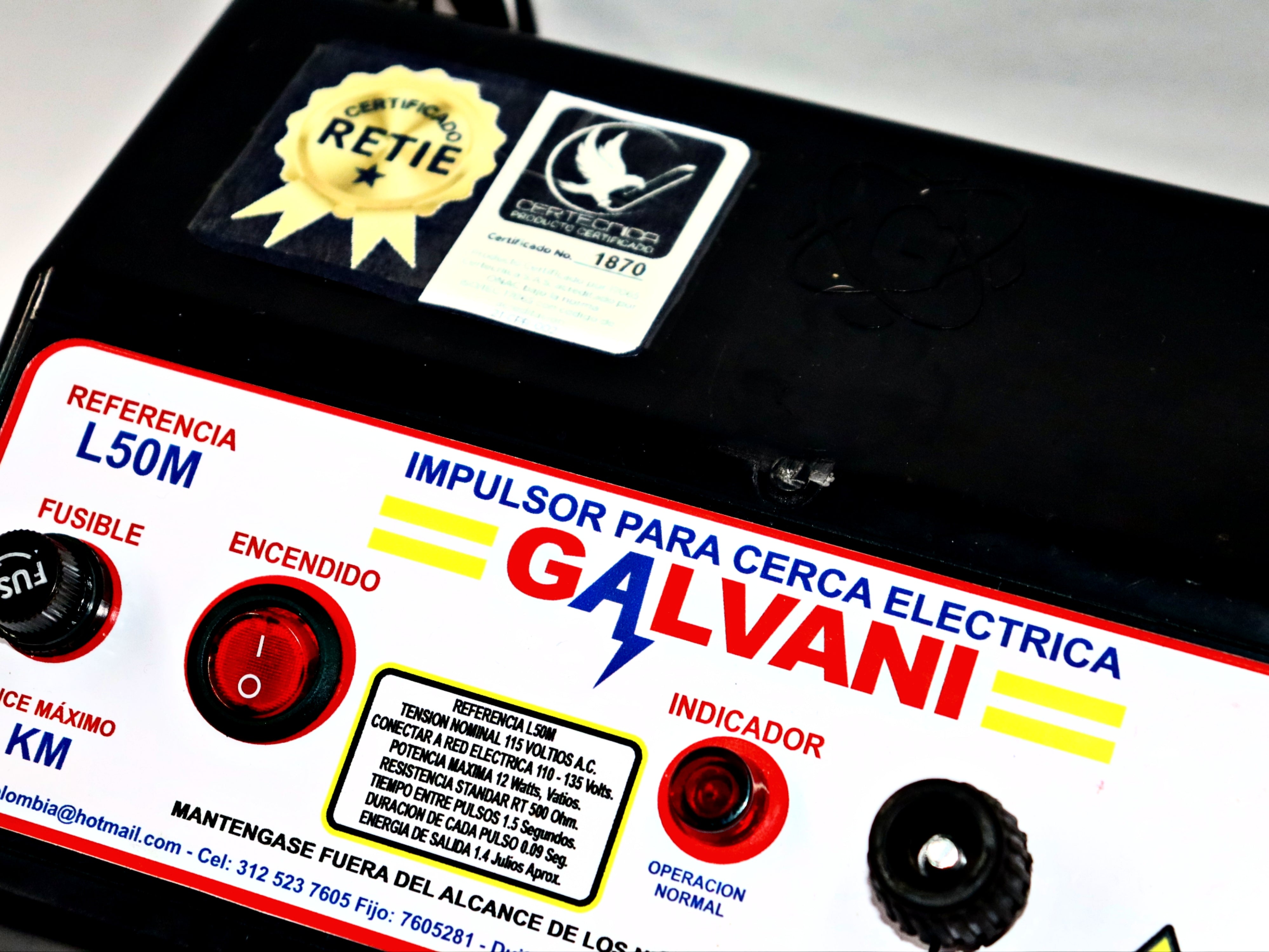 Impulsor para Cerca  Eléctrica Galvani 200km L200DT